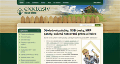 Desktop Screenshot of exklusiv.cz